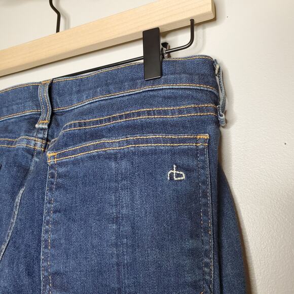 Rag & Bone Skinny Jeans Dark Wash Kingsland Style W1502K520 Women's Size 28 - Picture 8 of 16